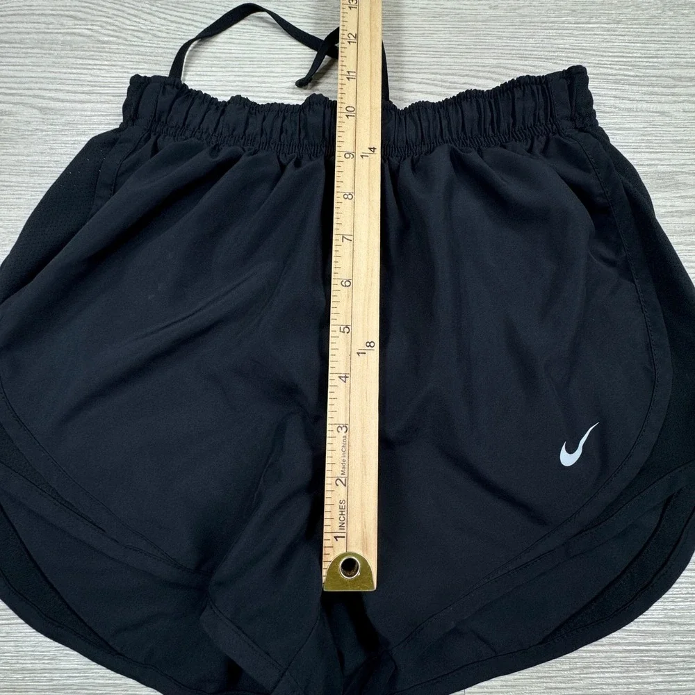 Nike Womens Shorts Dri-FIT Tempo Running Black XS Elastic Waist Athletic Workout